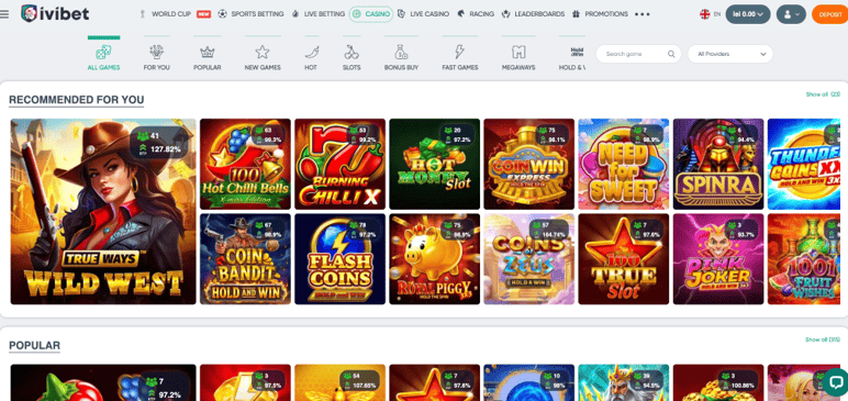 Recenzia cazinoului și a păcănelelor Ivibet